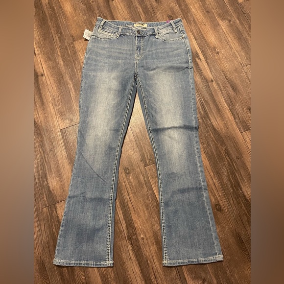 Rock & Roll Denim Horseshoe Cactus Mid-rise Boot cut Jeans NWT - Picture 4 of 6